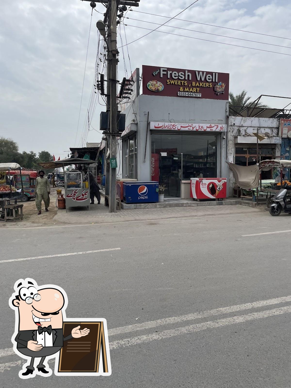 Fresh well sweets and baker's