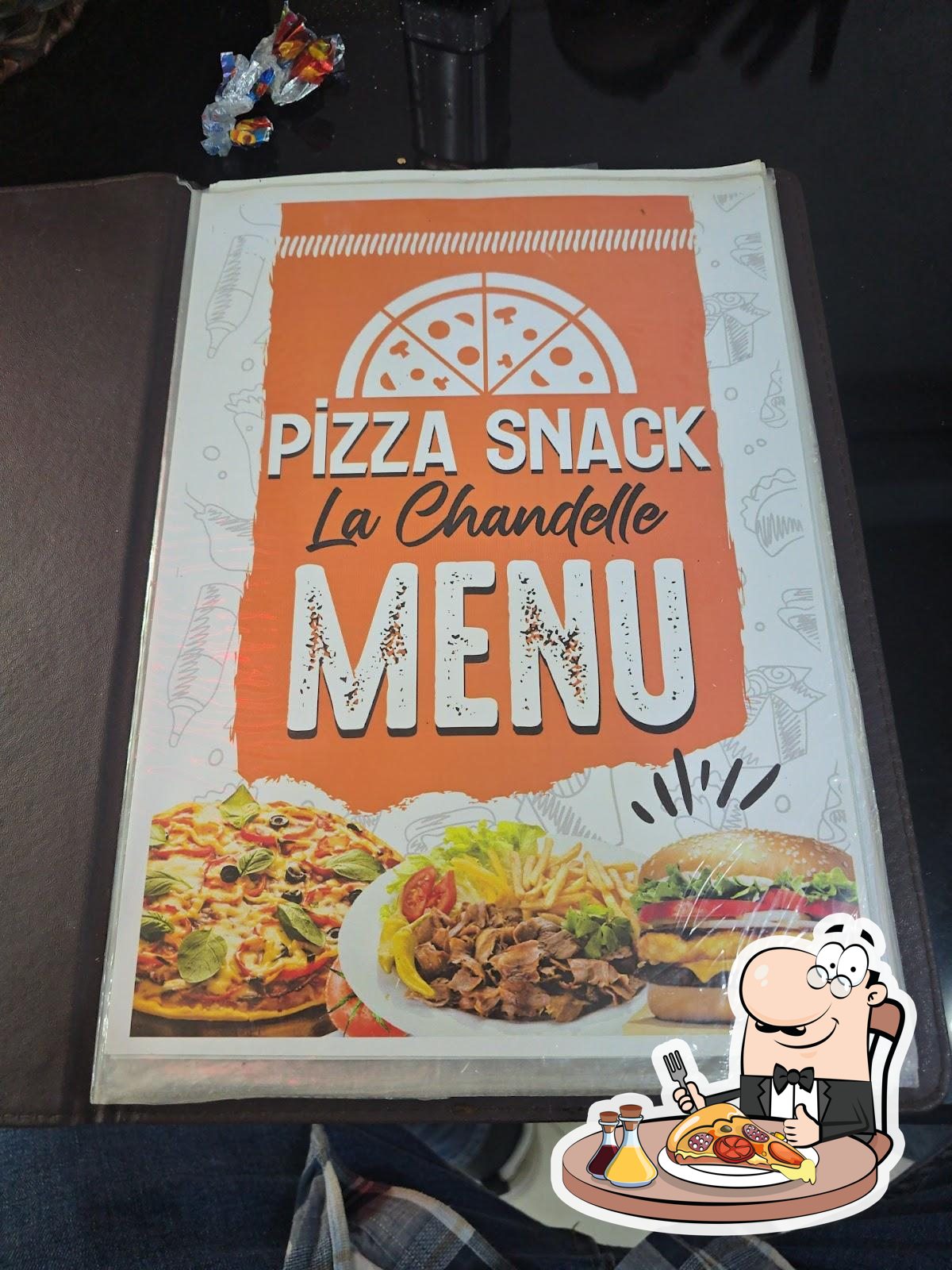 Pizza Snack à la chandelle