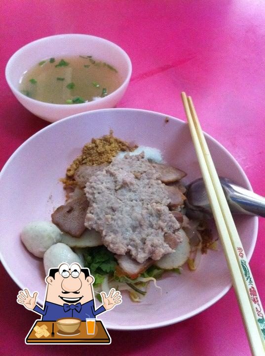 ข้าวหมูแดง ก๋วยเตี๋ยวหมู ป้าเจา