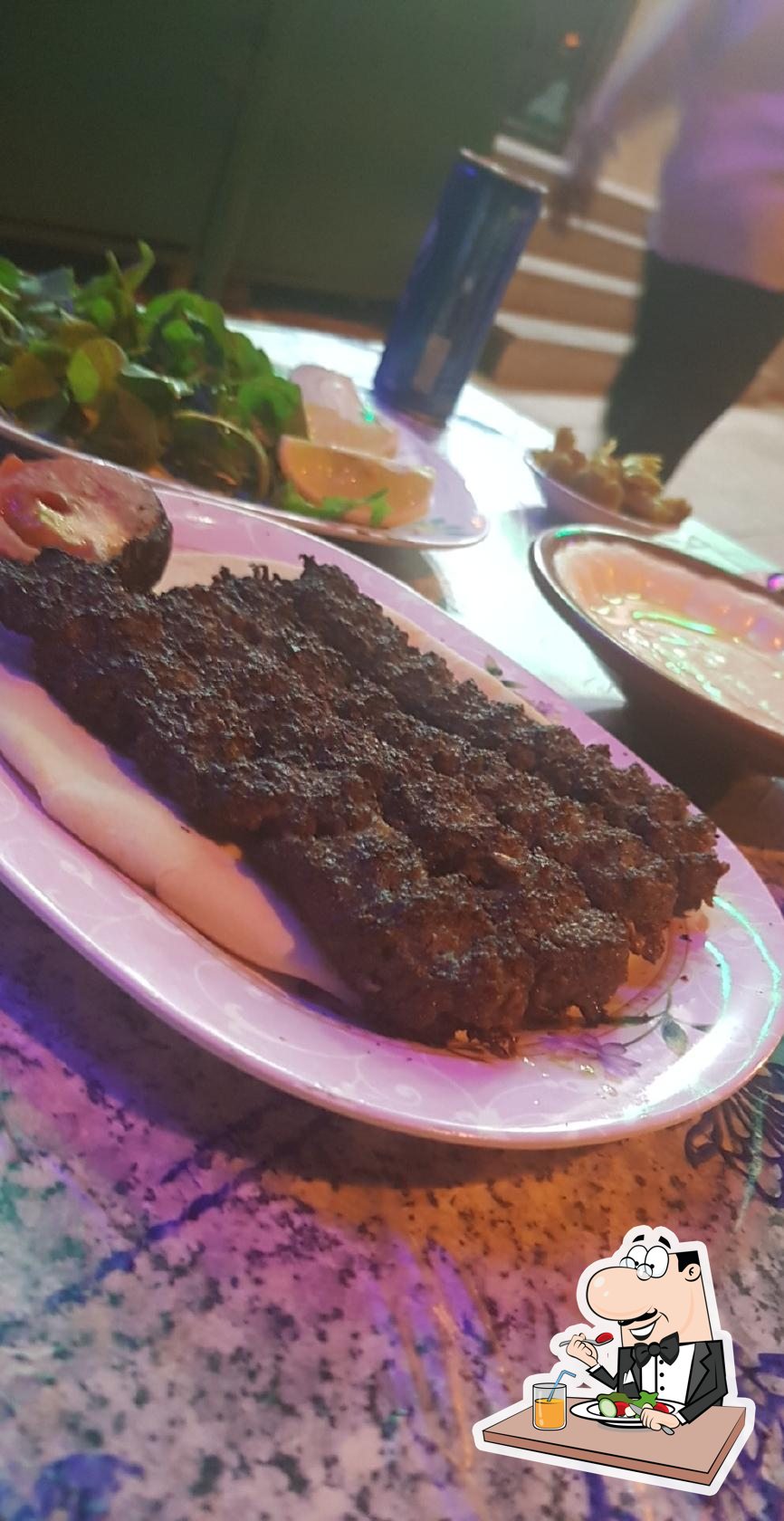 مطعم واحة النخيل مسقوف وكباب عراقي