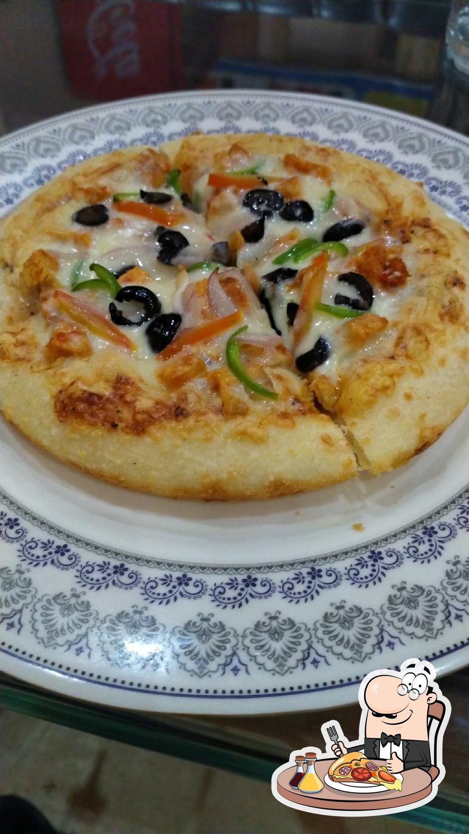 Sizzling pizza shop