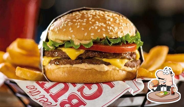Red robbin premiun burger