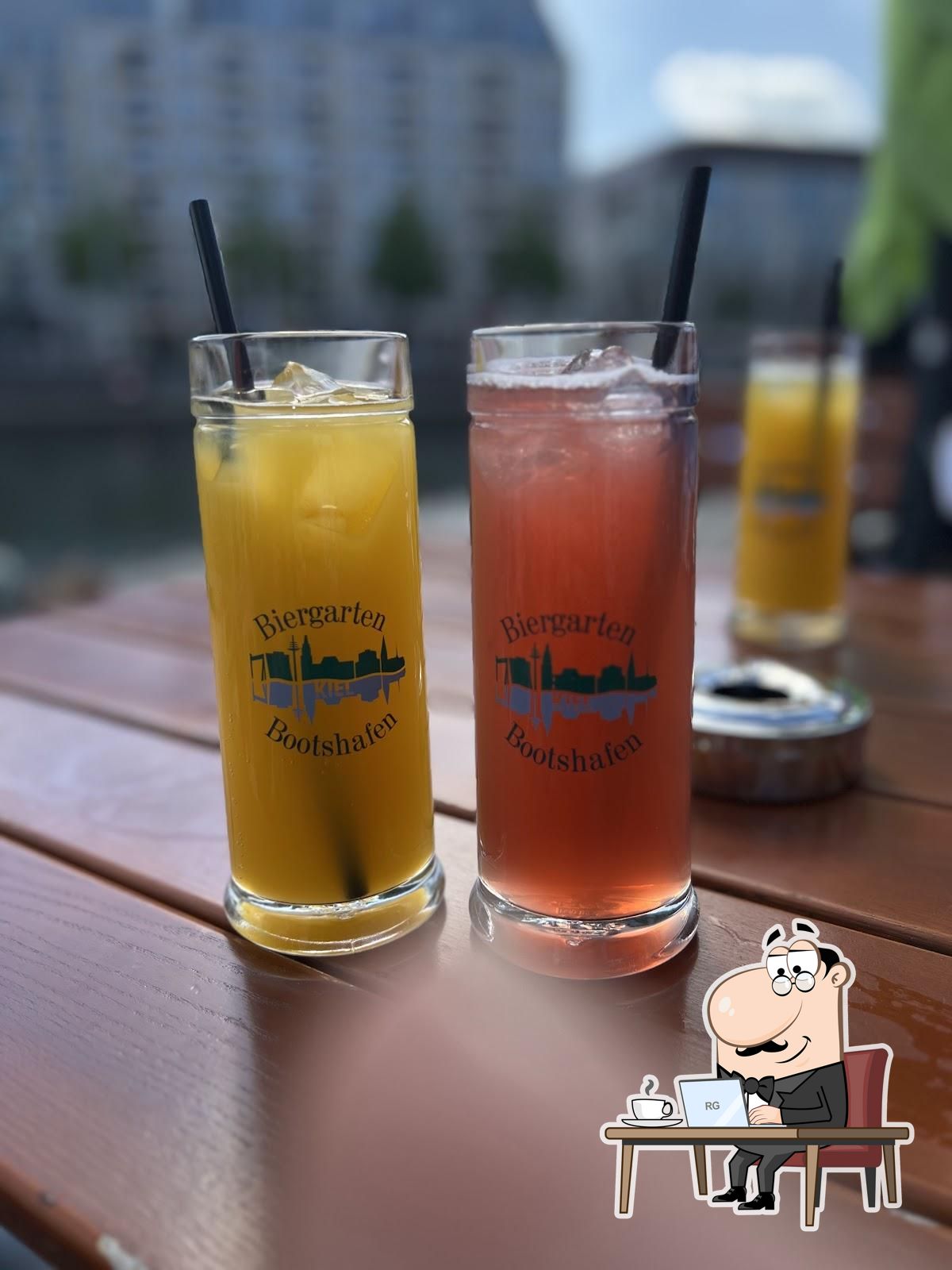 Biergarten am Bootshafen