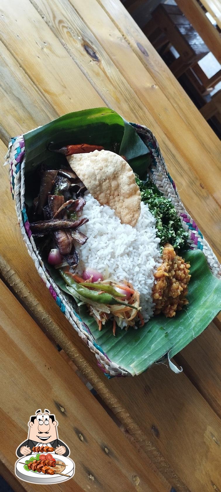 කෙසෙල් කොළේ බත් / Banana Leaf Rice