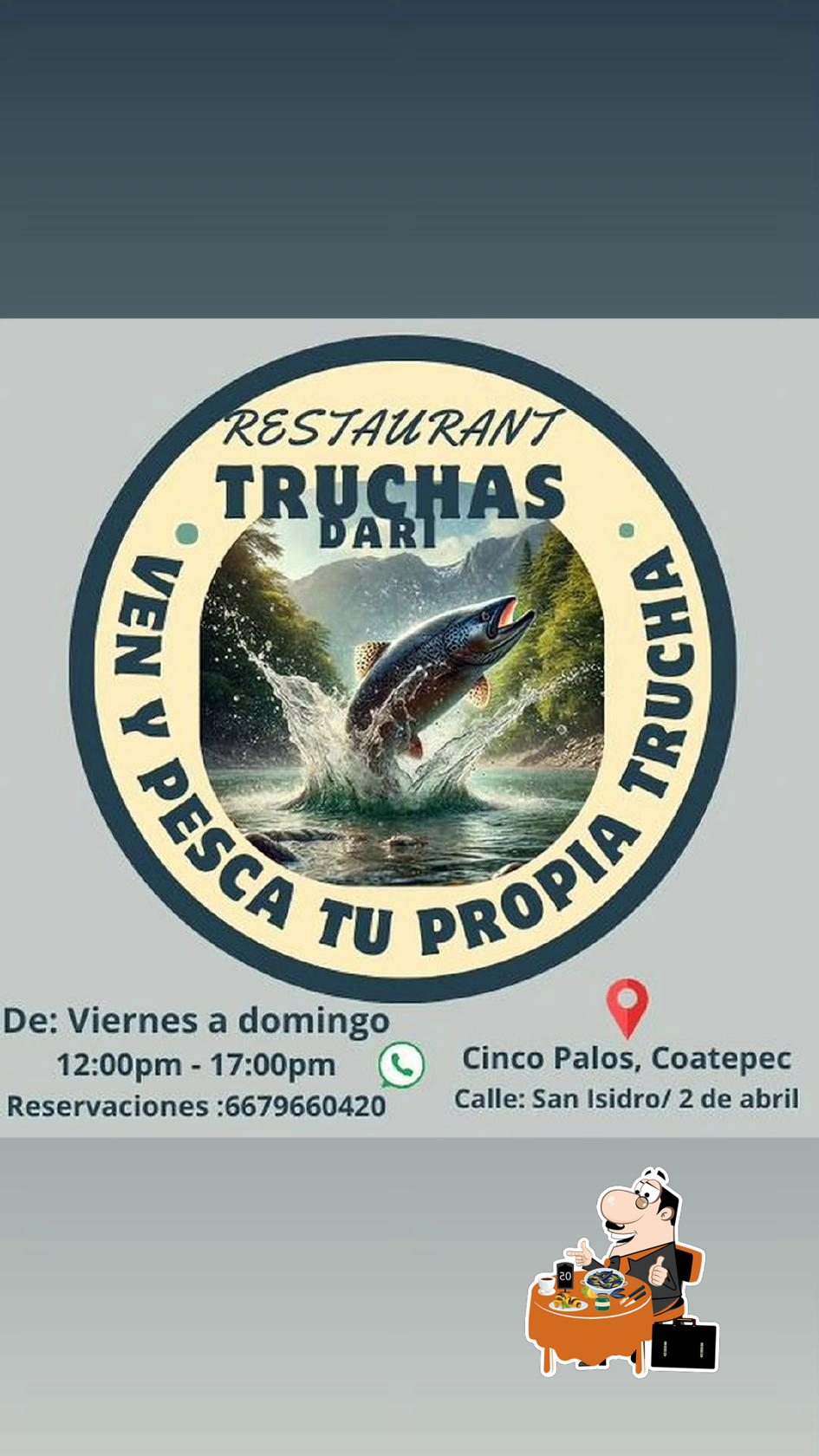 TRUCHAS DARI ( ven y pesca tu propia trucha)