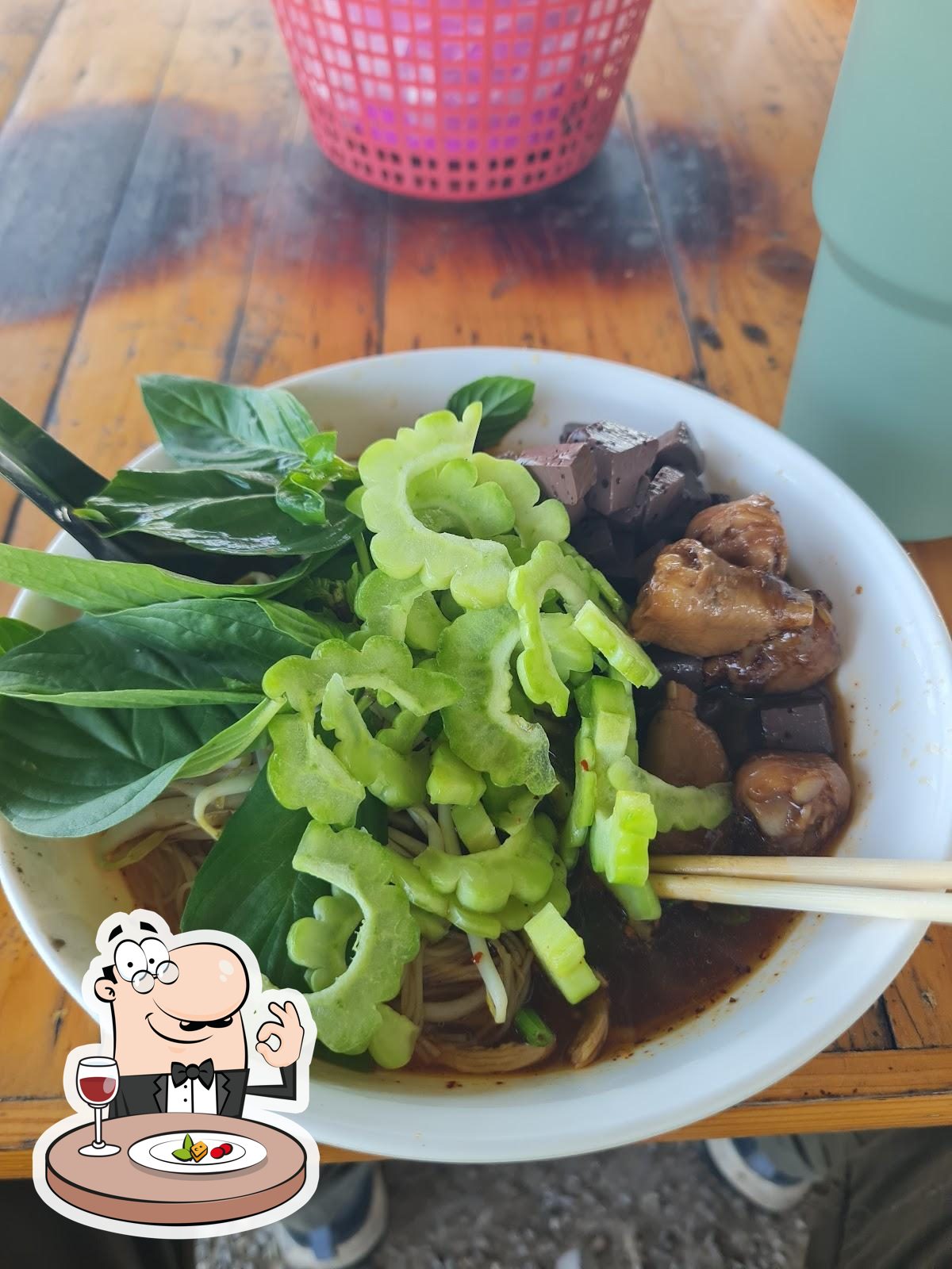 ก๋วยเตี๋ยวไก่มะระบุฟเฟต์ (แยกบางแพ)
