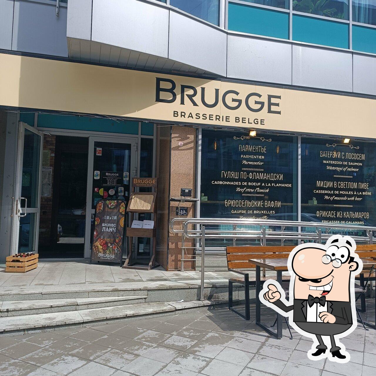 Посмотрите на внутренний интерьер "Brugge Brasserie Belge".