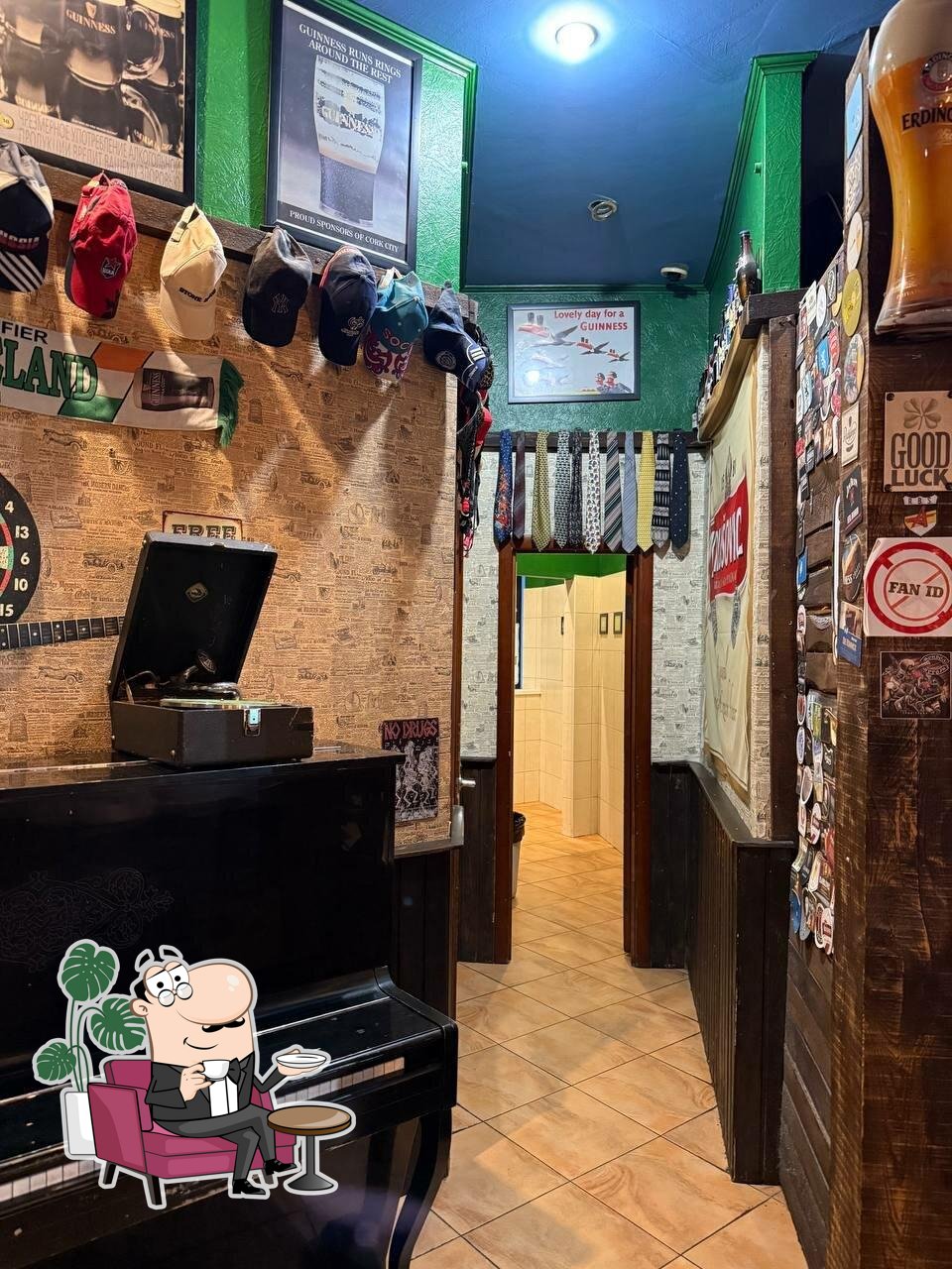 Забронируйте столик в "Shamrock".