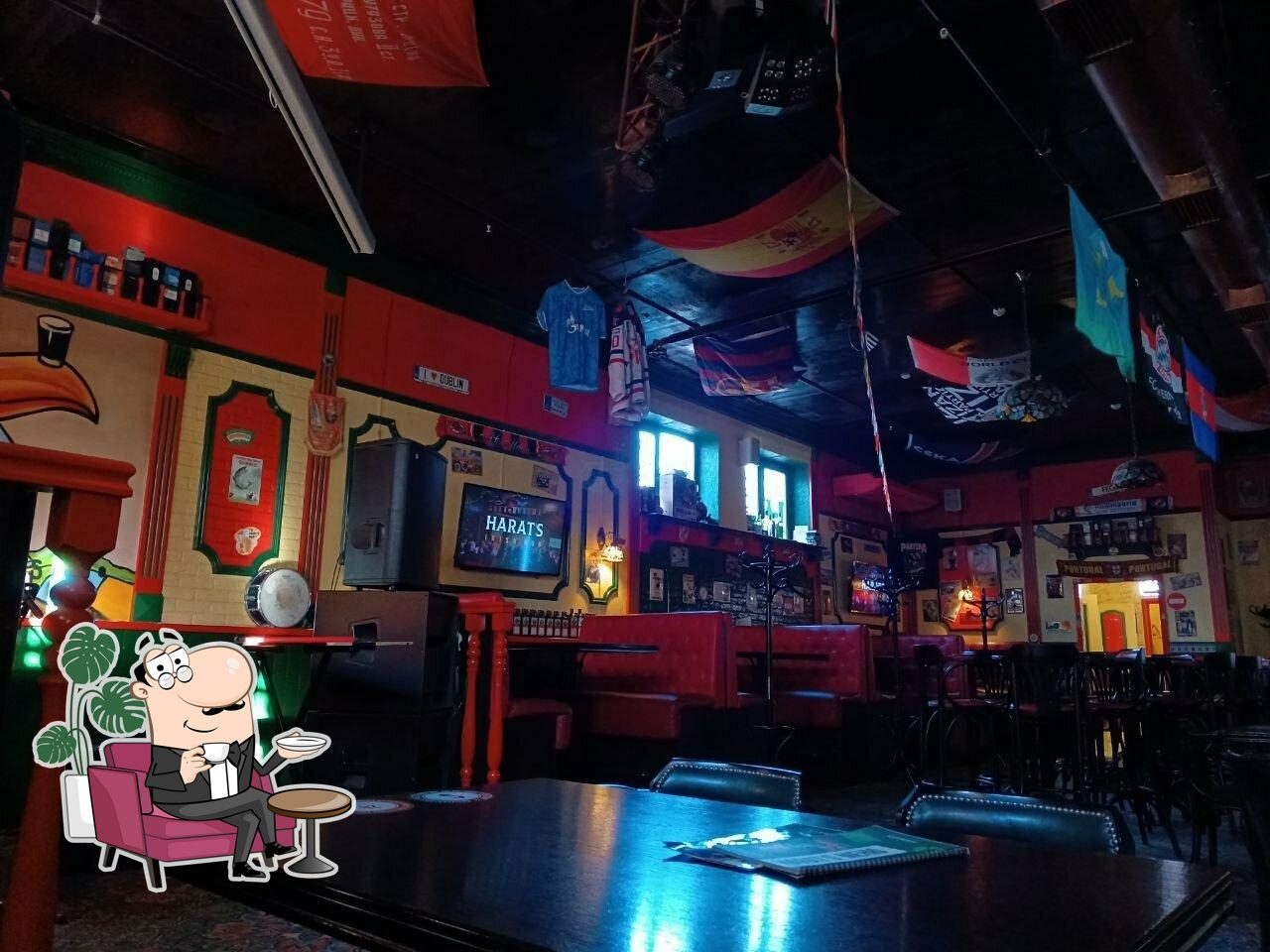 Интерьер "Harat’s pub".