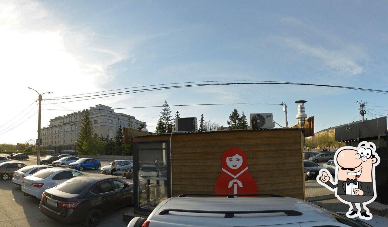 Наслаждайтесь  пейзажем, который открывается из "Русские блины".