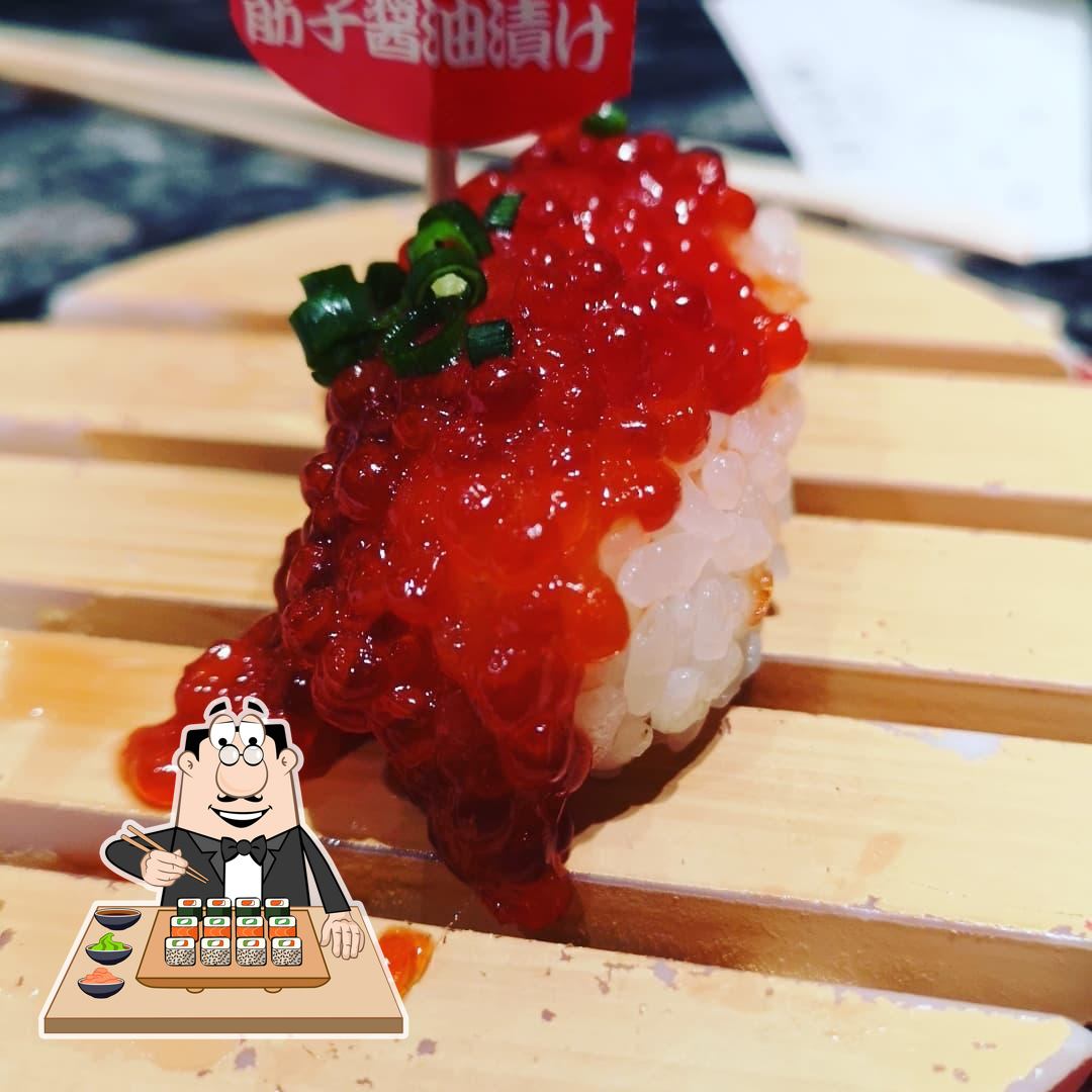 В "Kaitenzushi Nemuro Hanamaru Ginza" вы можете заказать суши.