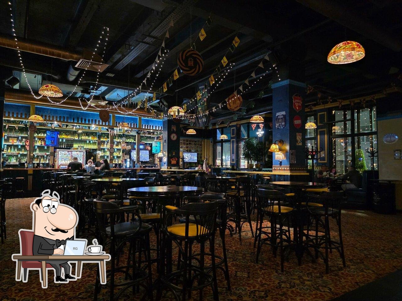 Интерьер "Harat’s pub".