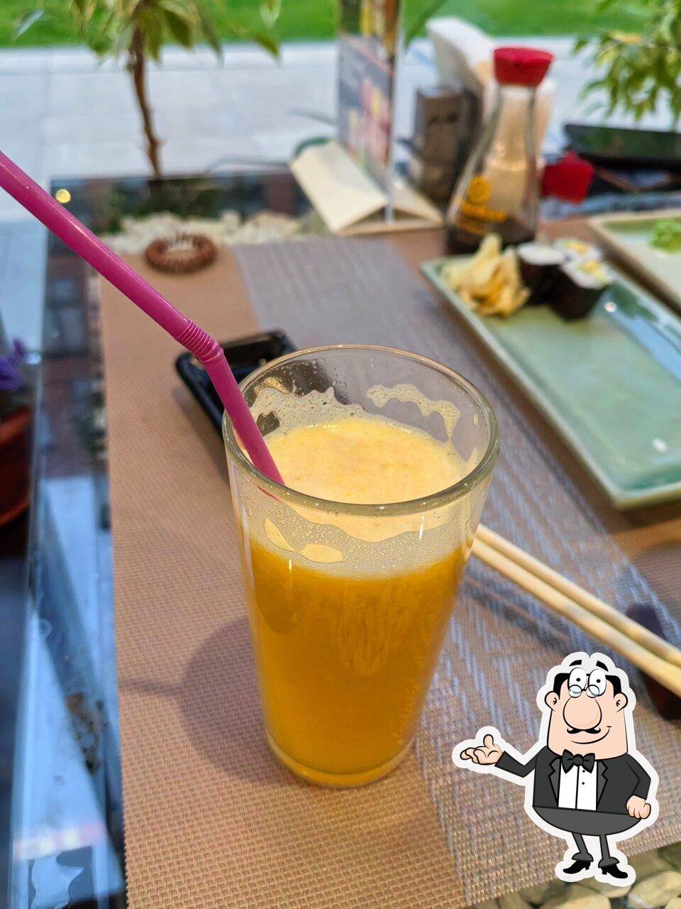 Посмотрите на внутренний интерьер "Ichiban Boshi".