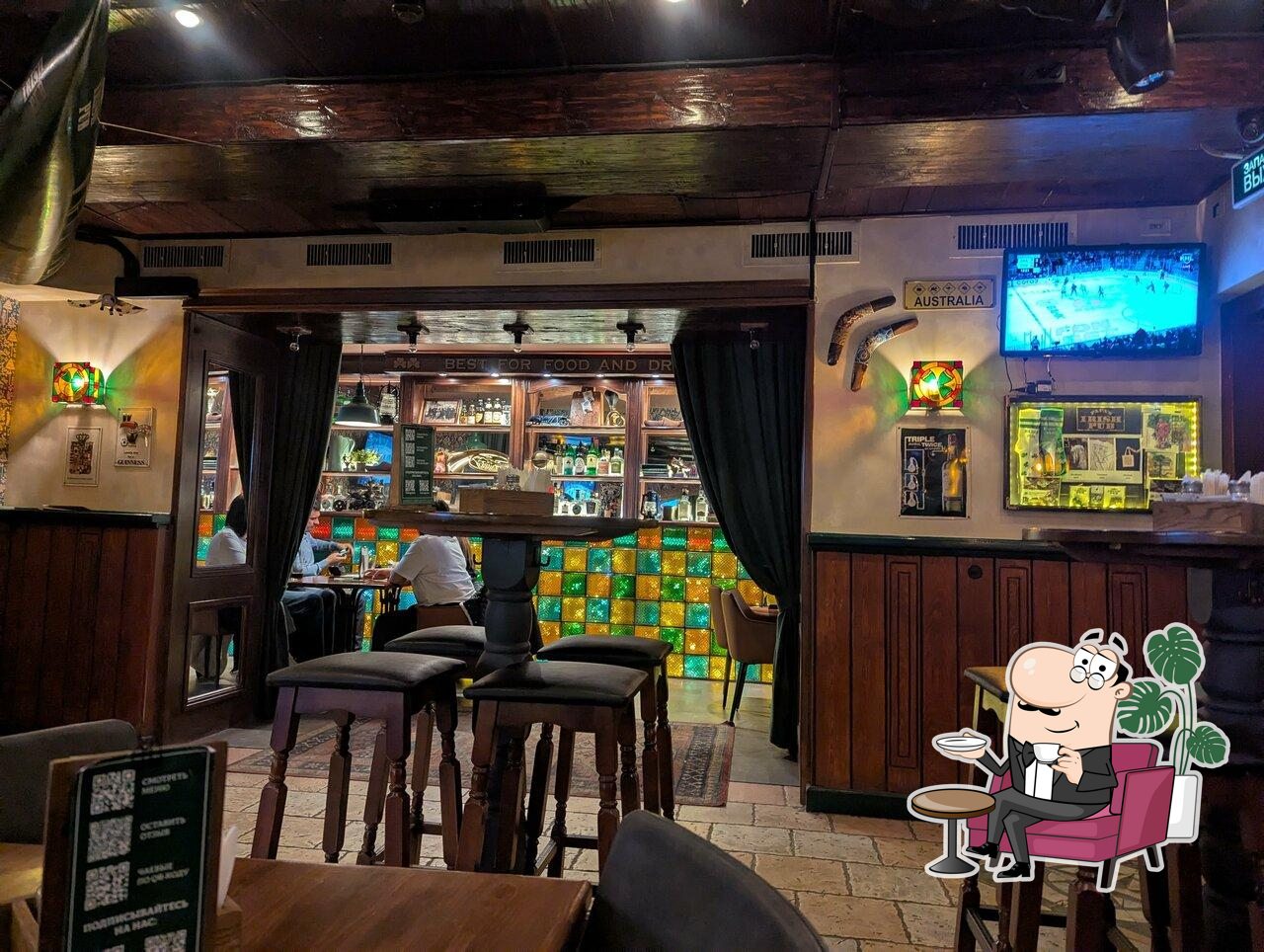 Забронируйте столик в "Irish Papa's Pub".