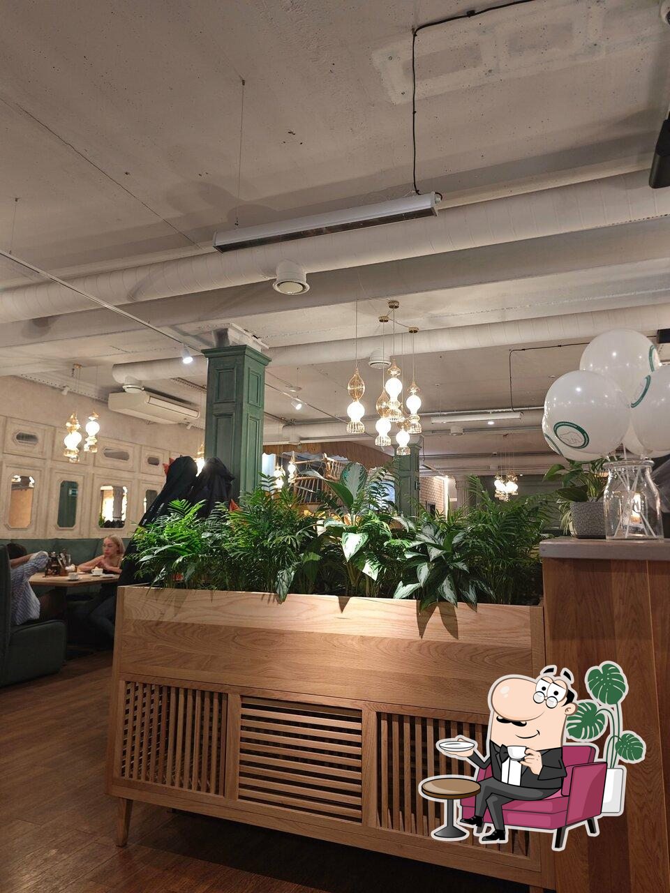 Интерьер "Osteria Mario".