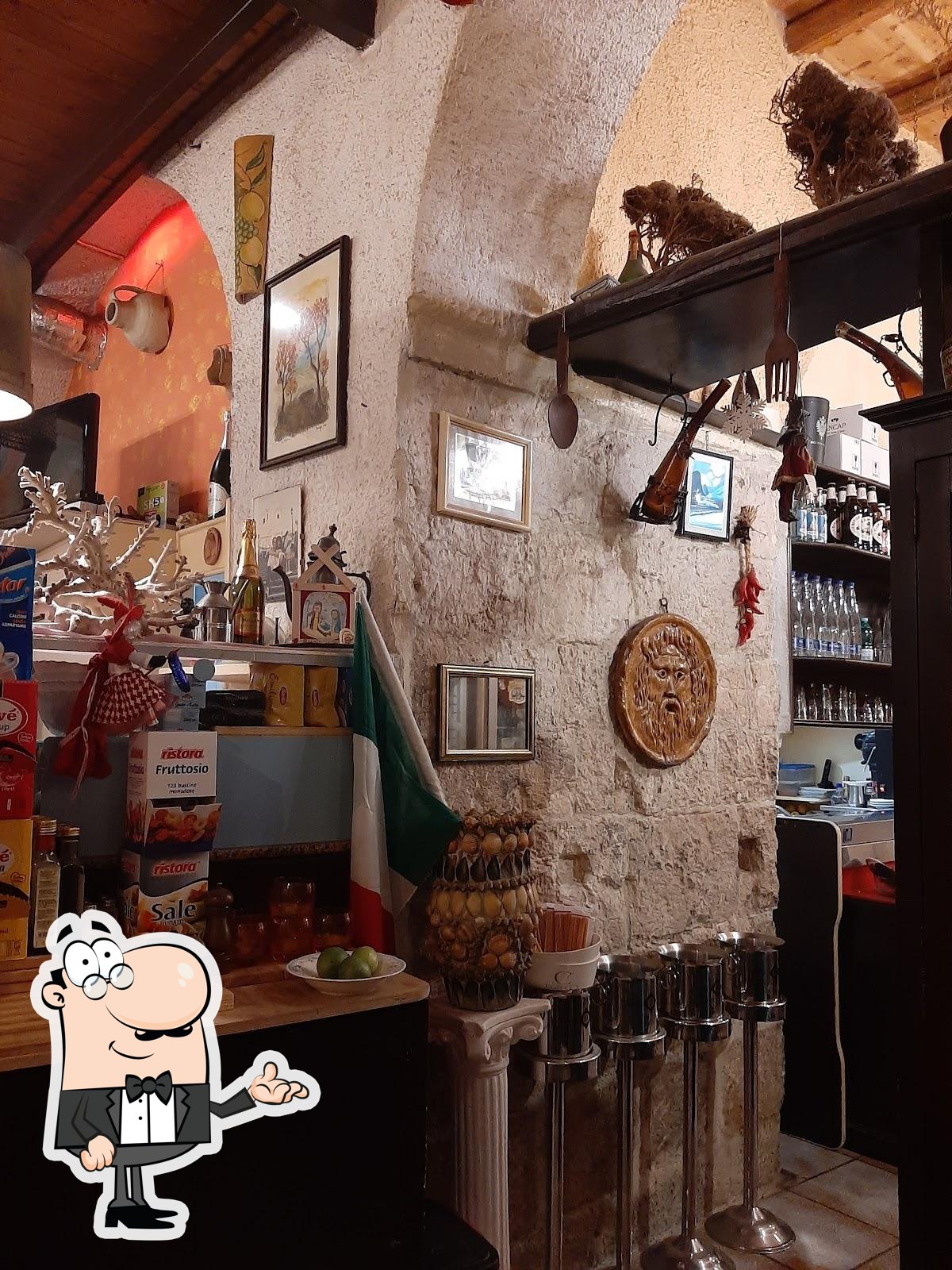 Посмотрите на внутренний интерьер "Ristorante Giove".