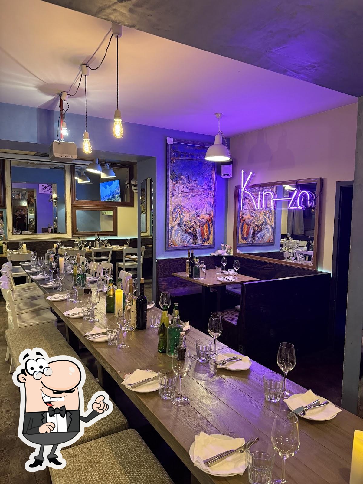 Посмотрите на внутренний интерьер "Kin Za Georgian Restaurant Cafe Bar Lunch Coktails Karaoke Event Magic".