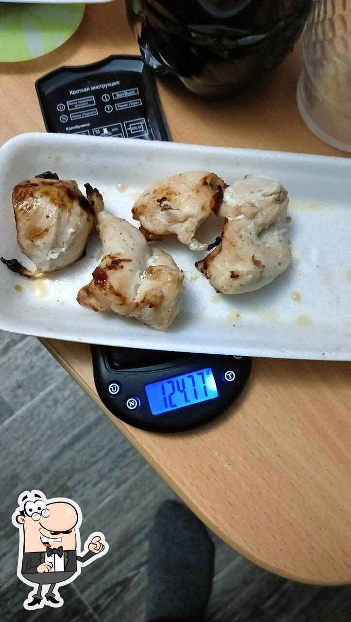 Посмотрите на внутренний интерьер "Мясо на углях".