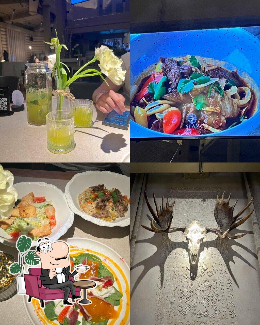 Забронируйте столик в "Shab Lounge".
