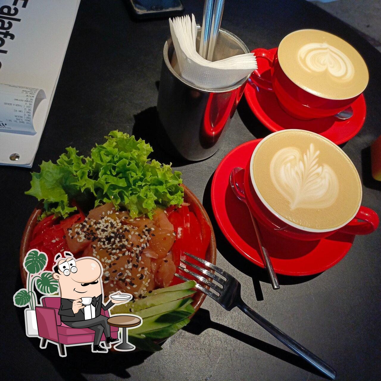 Интерьер "Falafel Cafe".