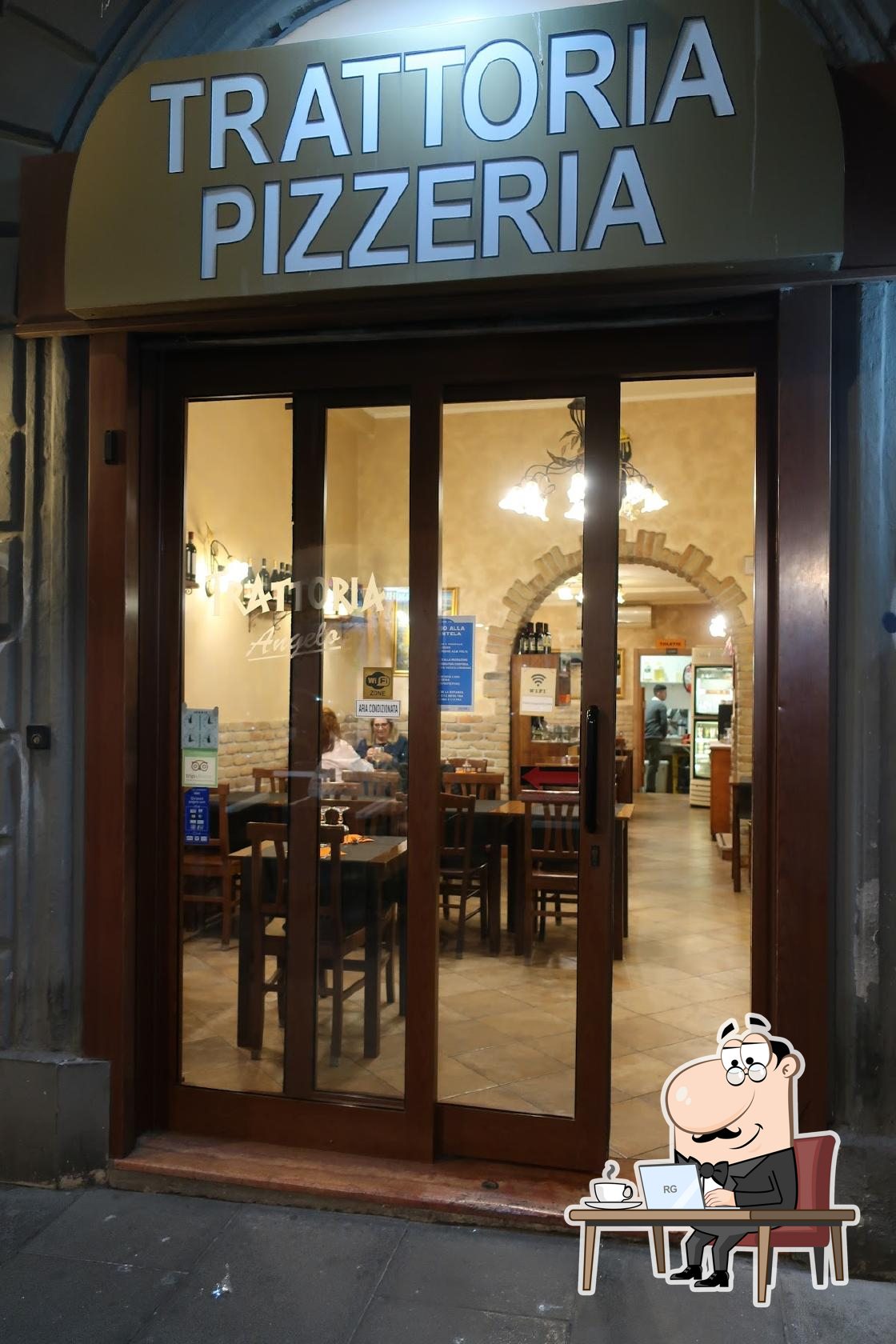 Интерьер "Trattoria Angelo".
