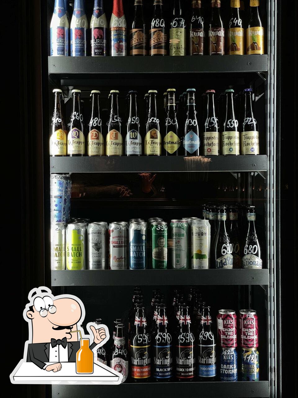 Закажите разнообразные напитки, представленные в "Right Hops".