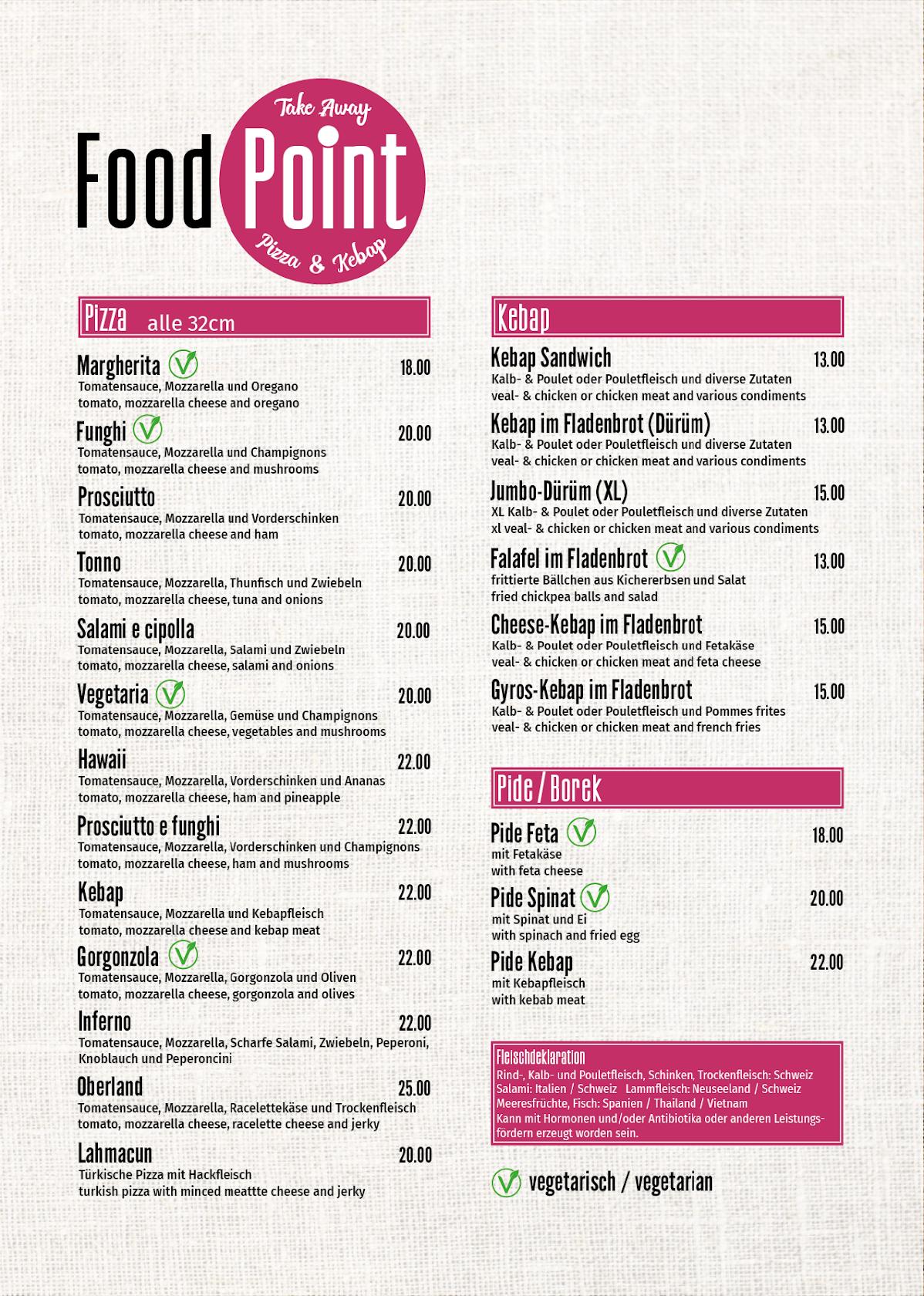 Food Point Kebap Pizza Halal Shisha Interlaken