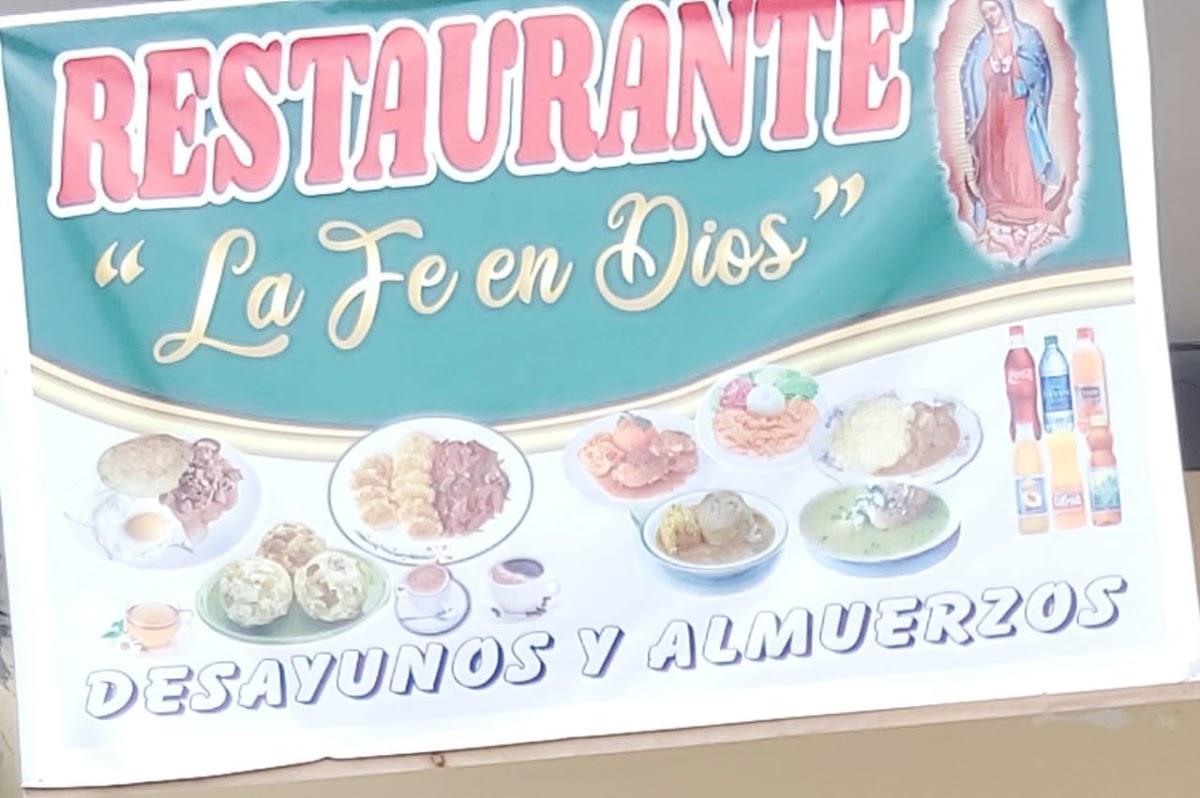 Restaurante "La fe en Dios"